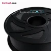 تصویر کوچک محصول فیلامنت +PLA مشکی مات 1.75 میلیمتر یک کیلوگرمی ایکستروژن (xtrusion)